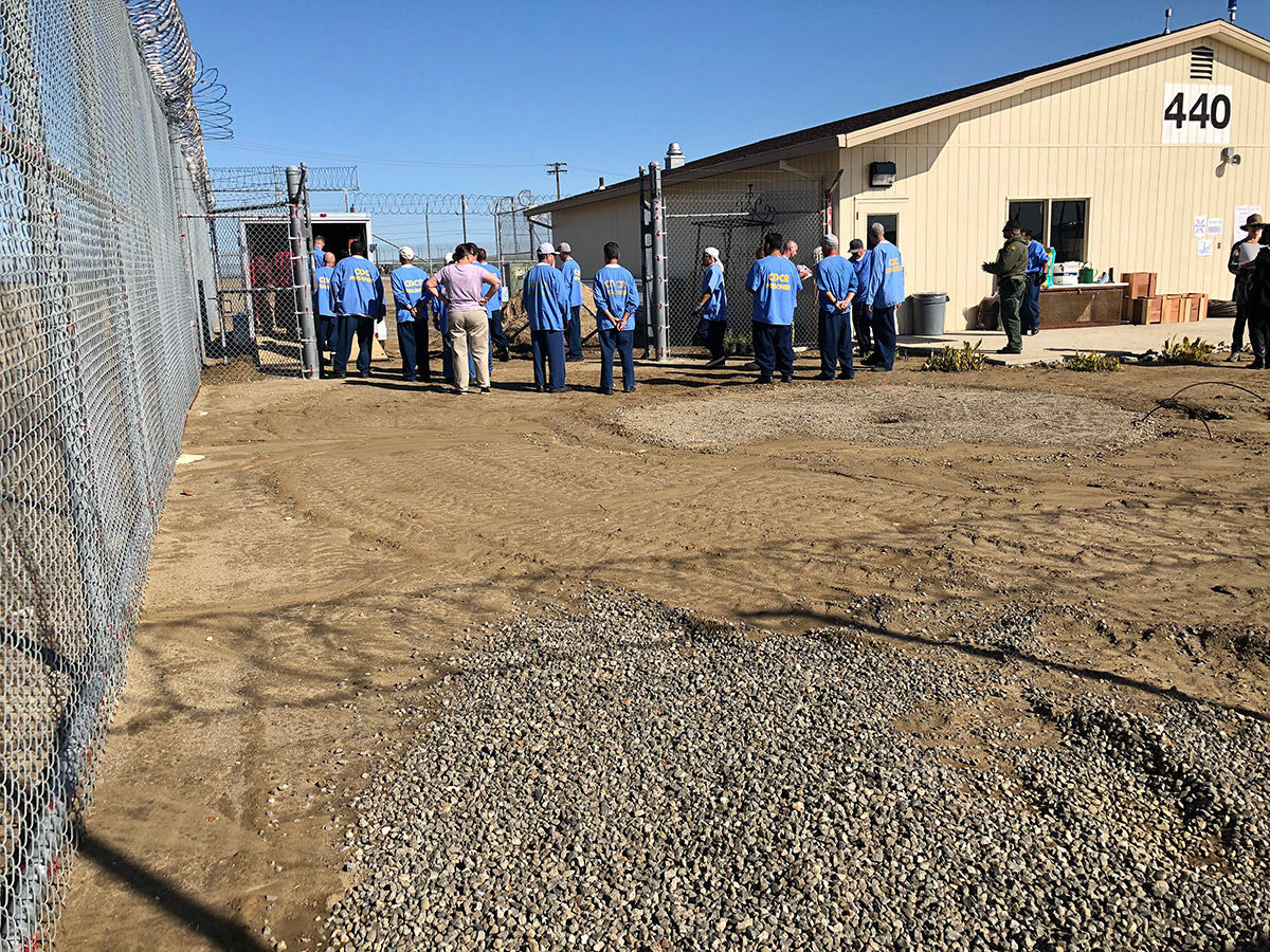 Avenal State Prison garden